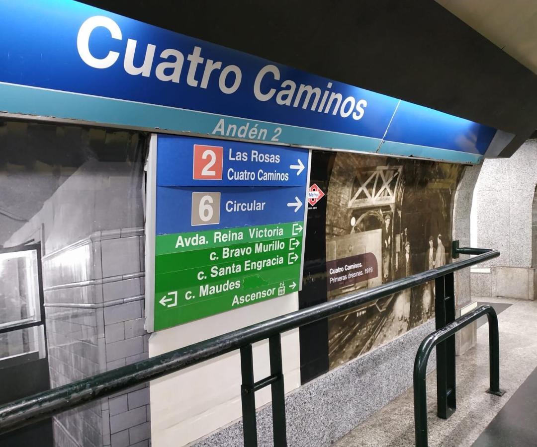 Luminoso Cerca 4 Caminos- Apartamento Reina Victoria Madrid Exterior foto